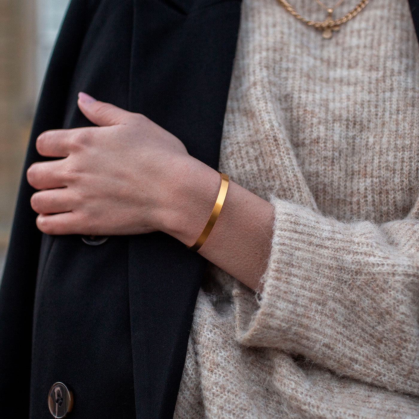 MATTE ARMBAND - VERGULD