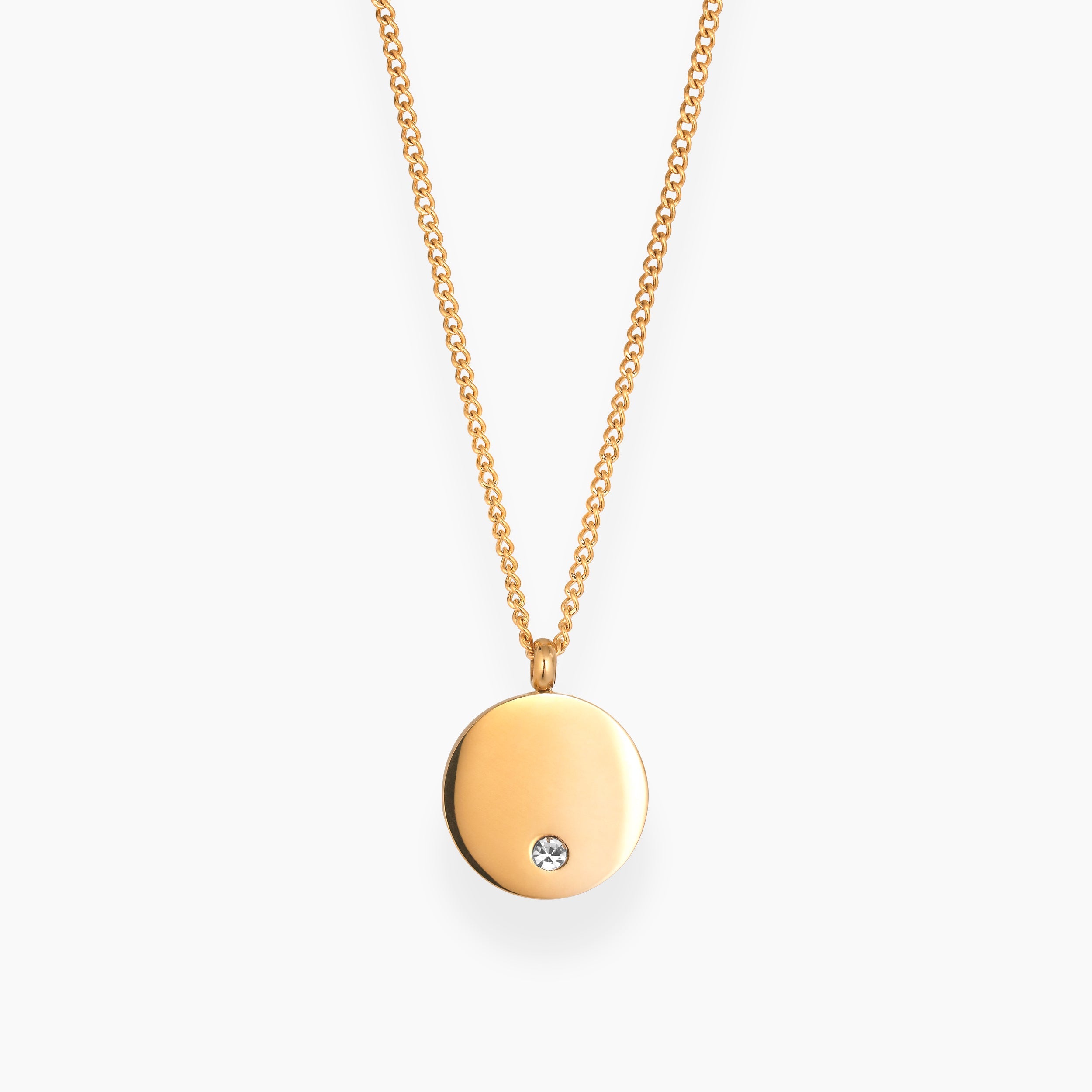 ZIRCON KETTING 02 - VERGULD