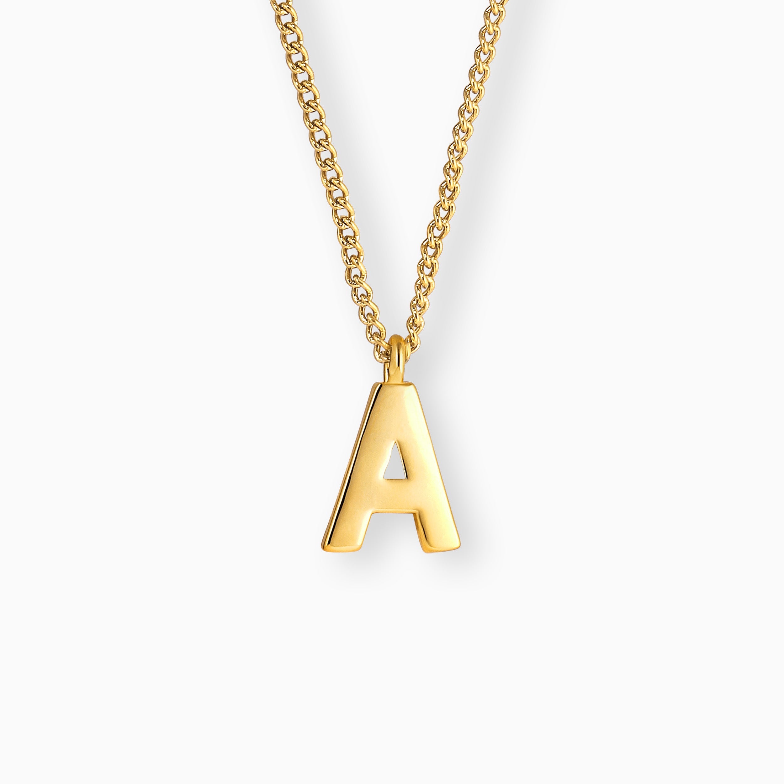 LETTER KETTING - VERGULD