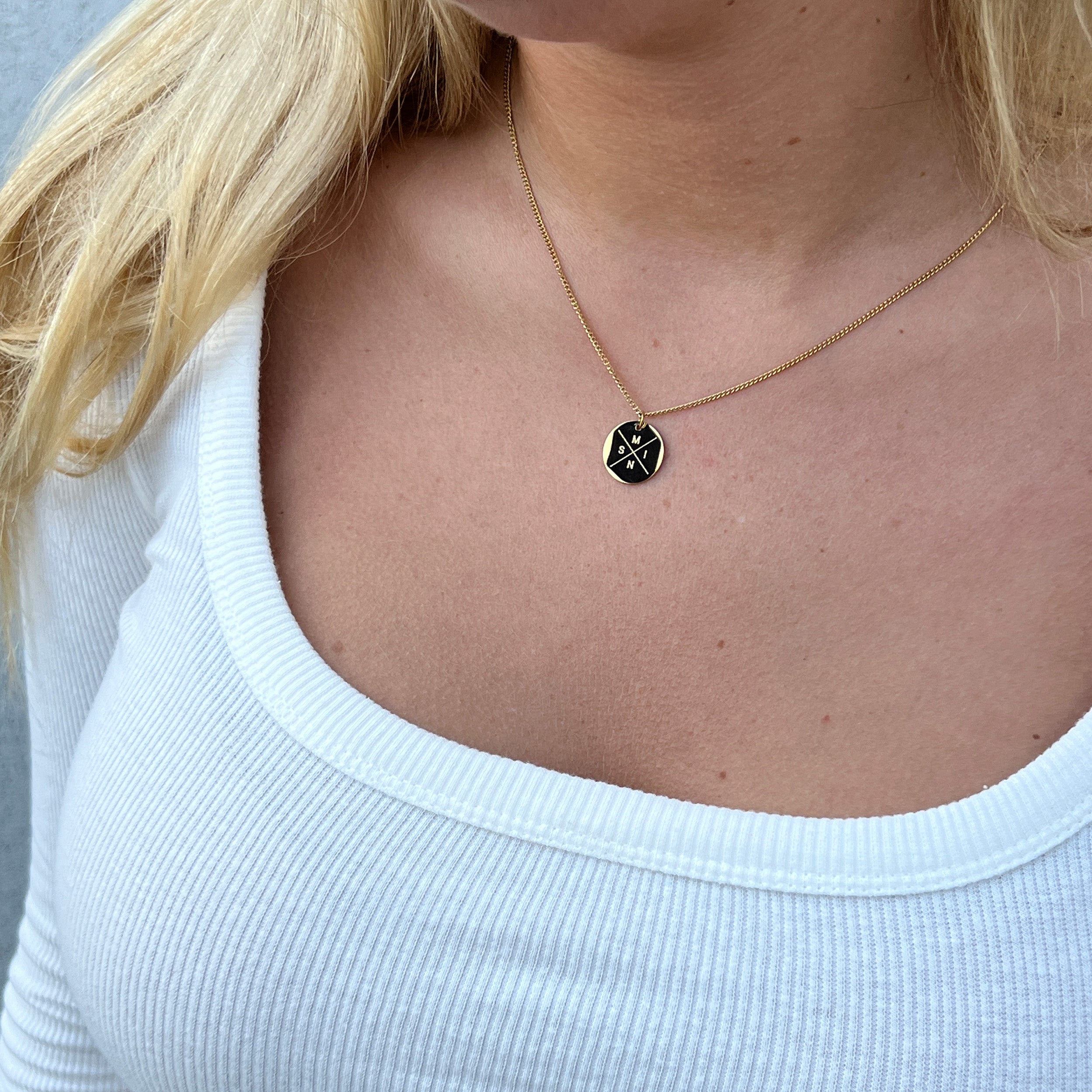 KRUIS KETTING - VERGULD