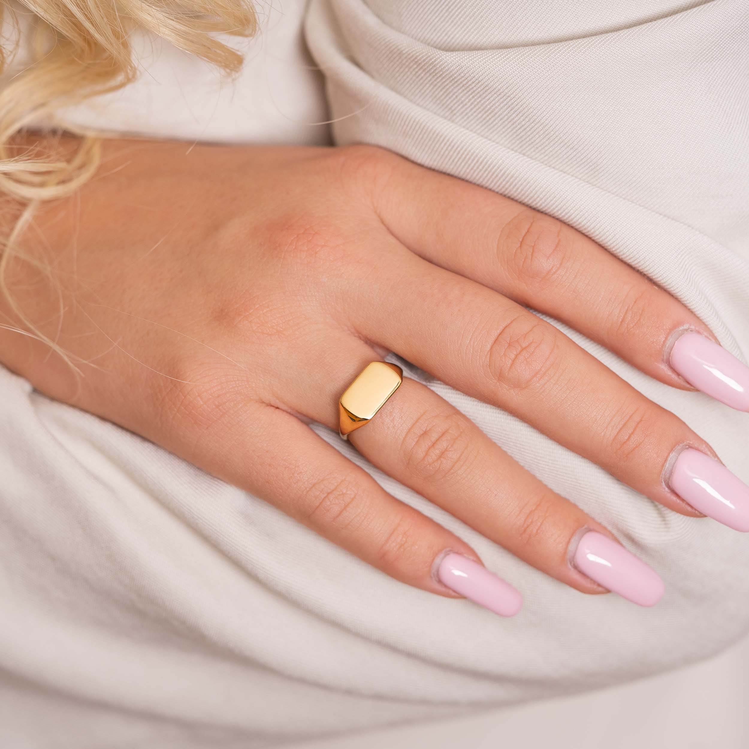 SIGNET RING 02 - VERGULD