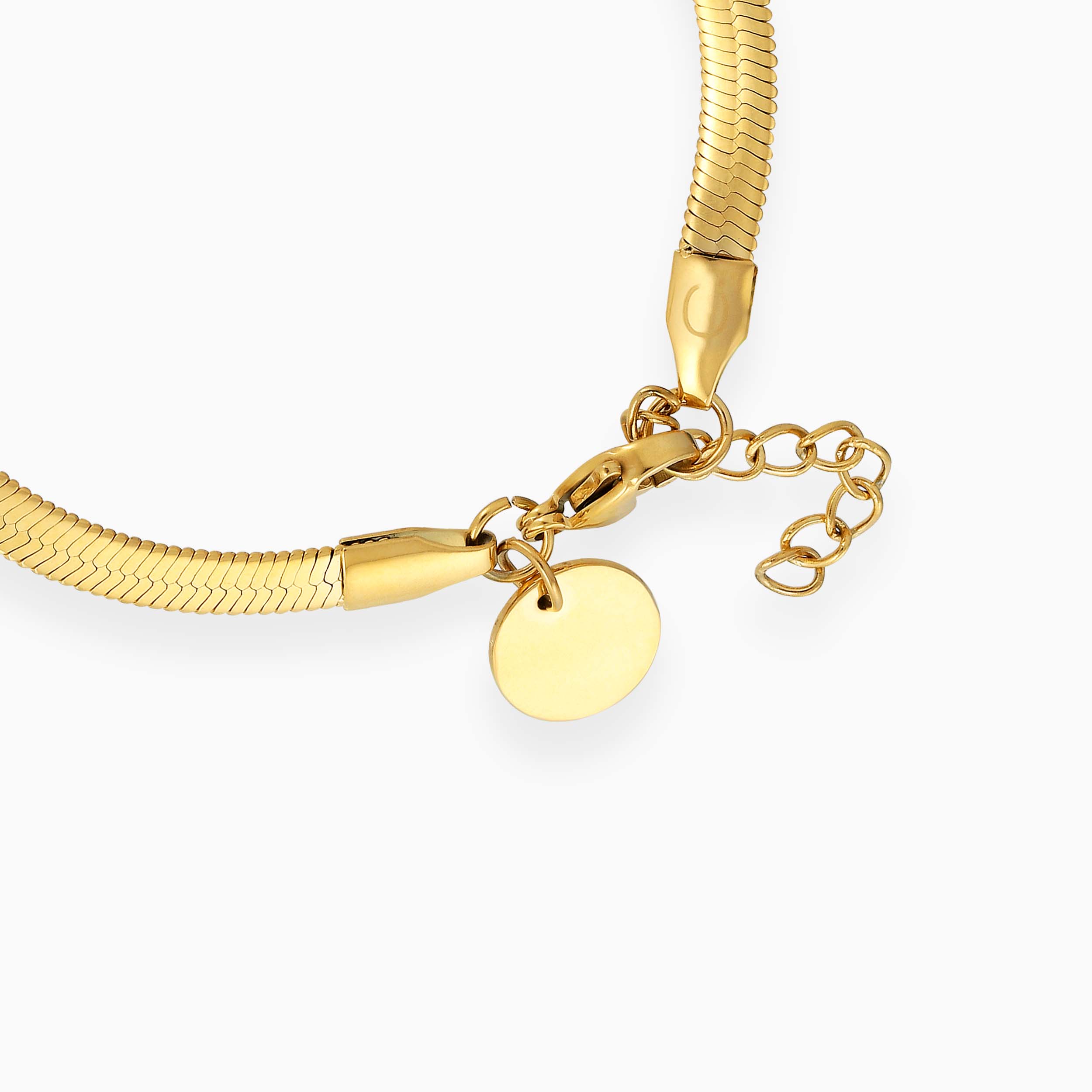 SNAKE ARMBAND 4MM - VERGULD