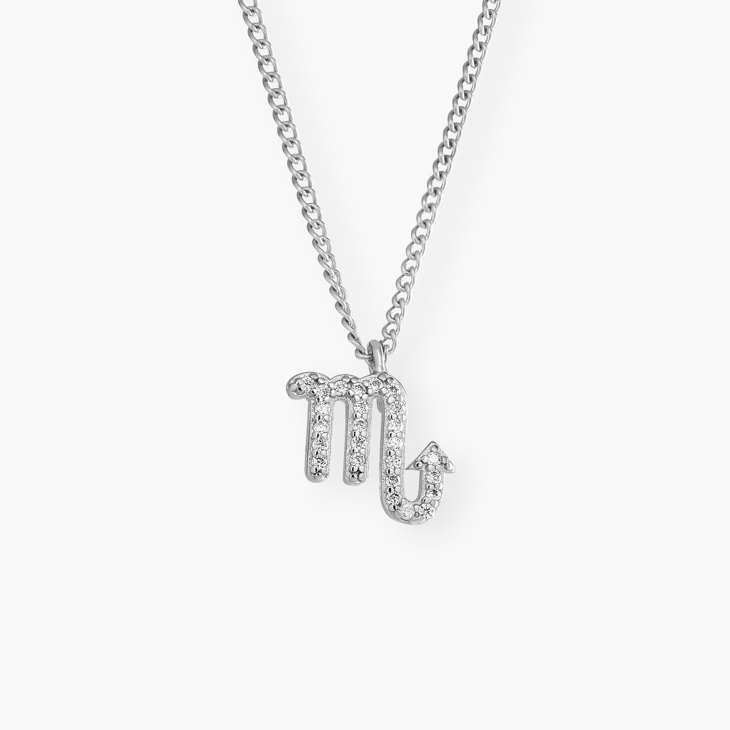 STERRETEKEN KETTING MET ZIRCONIA
