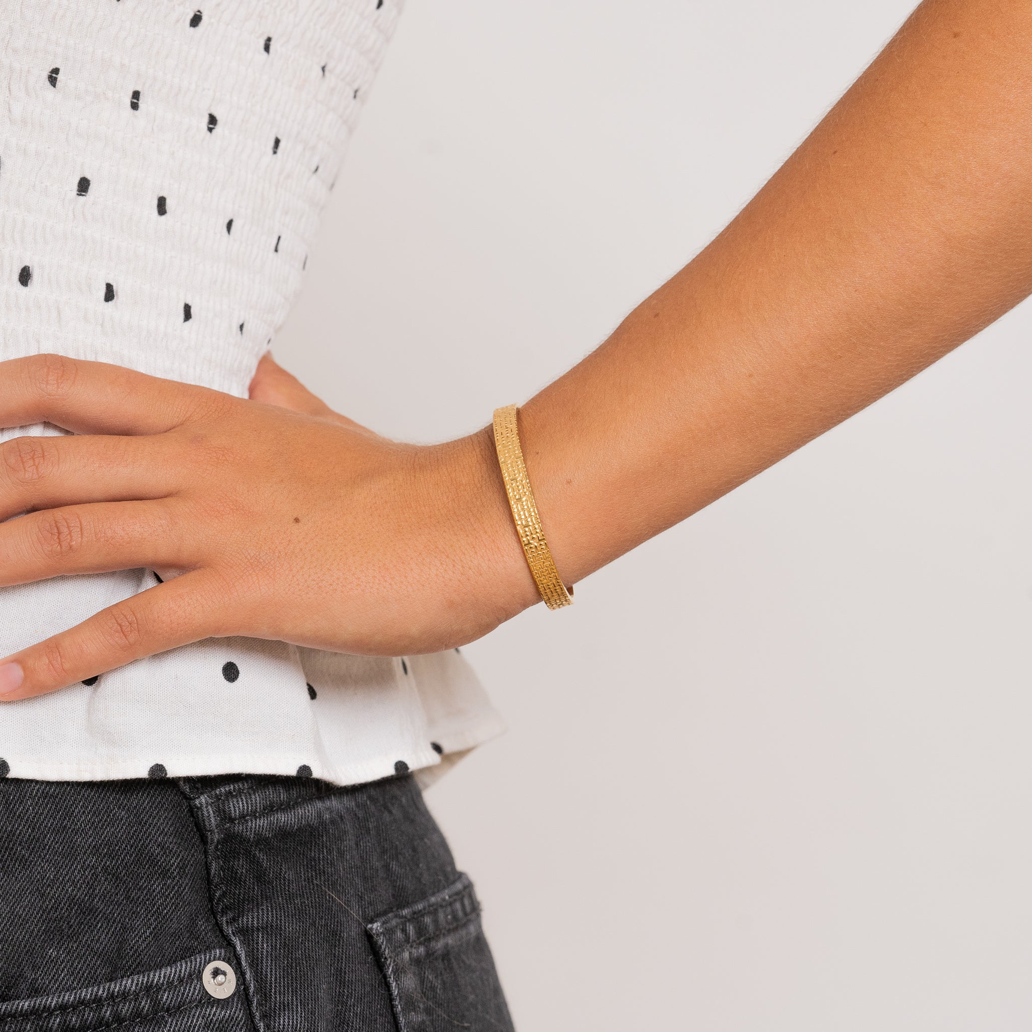 VIMINI ARMBAND - VERGULD