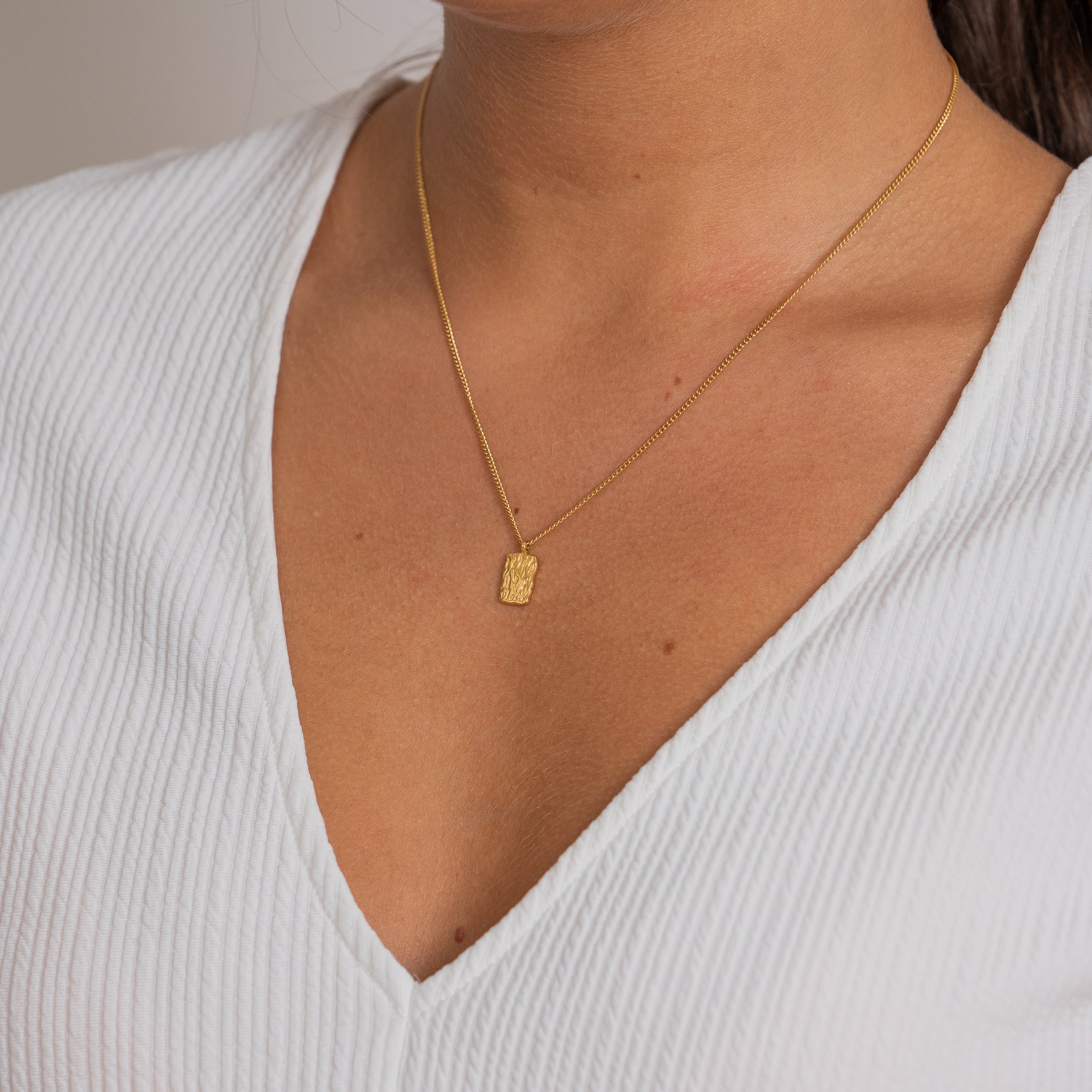 WAVY KLEIN KETTING - VERGULD
