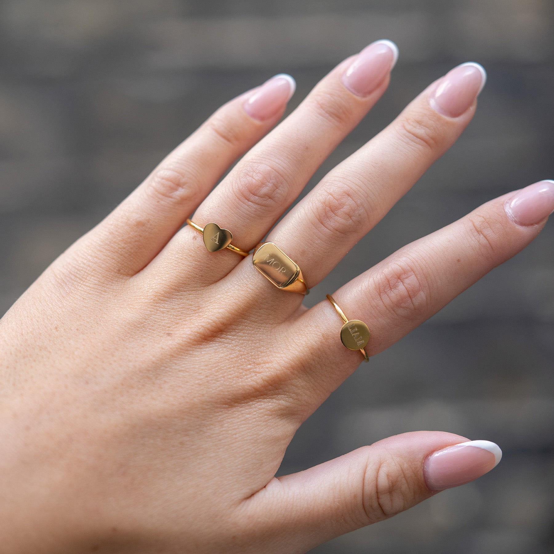 SIGNET RING 02 - VERGULD