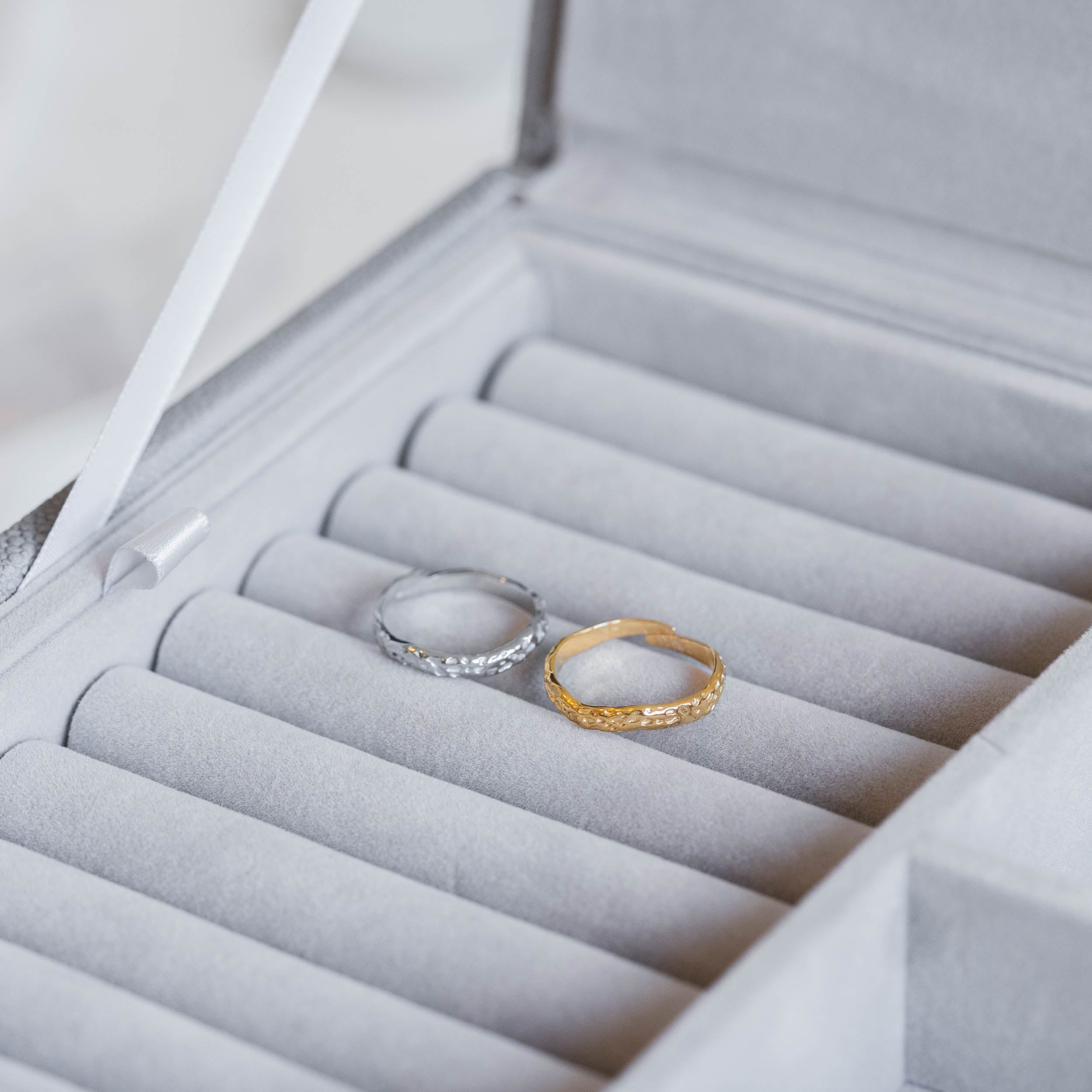 MOON WAVES VERSTELBARE RING