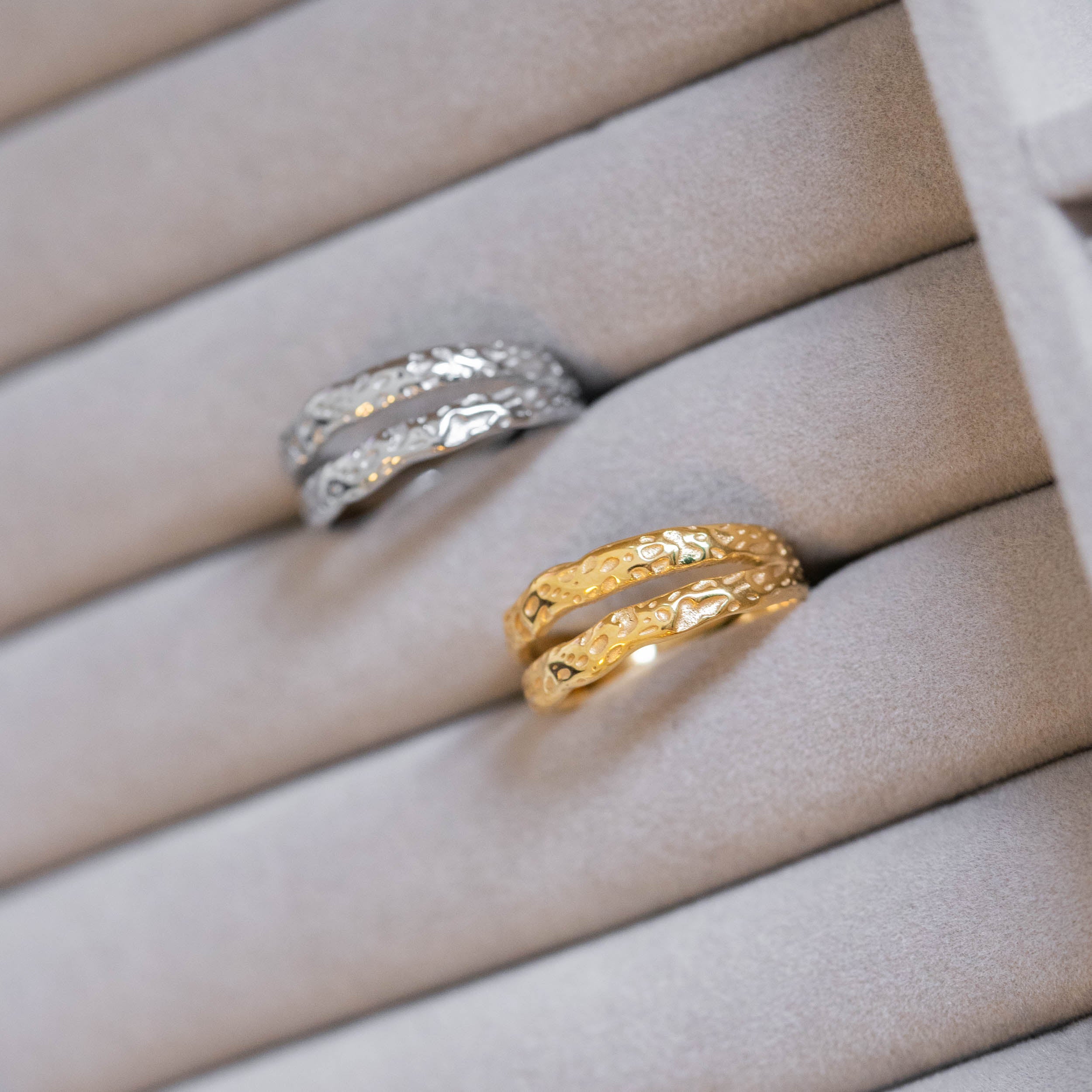 MOON VERSTELBARE TWIN RING