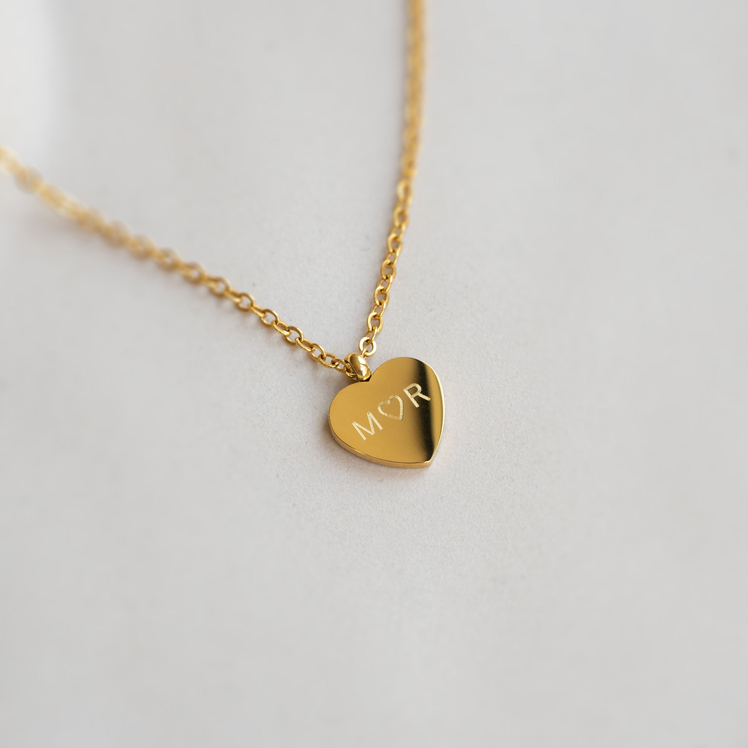 MINI HARTENKETTING - VERGULD