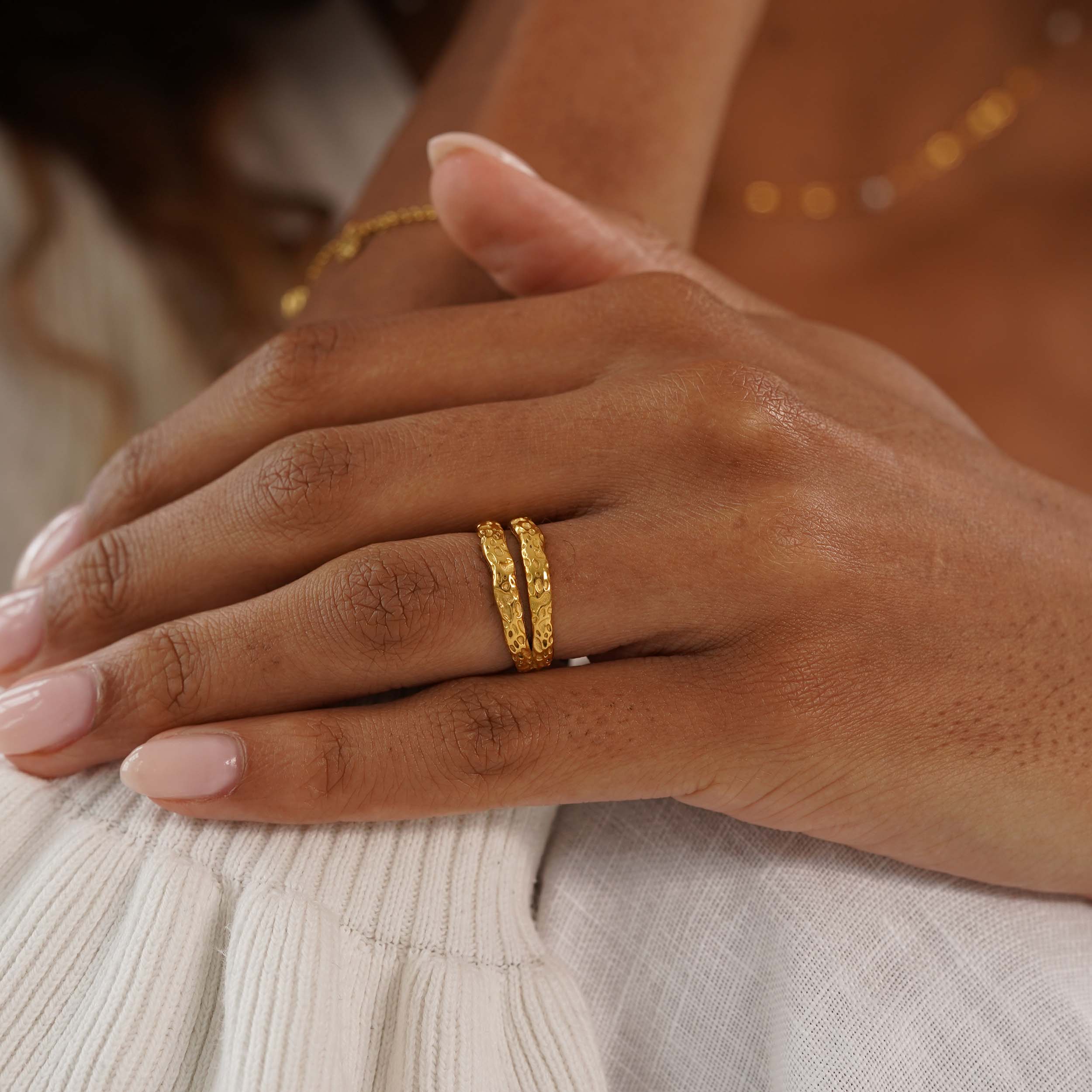 MOON VERSTELBARE TWIN RING