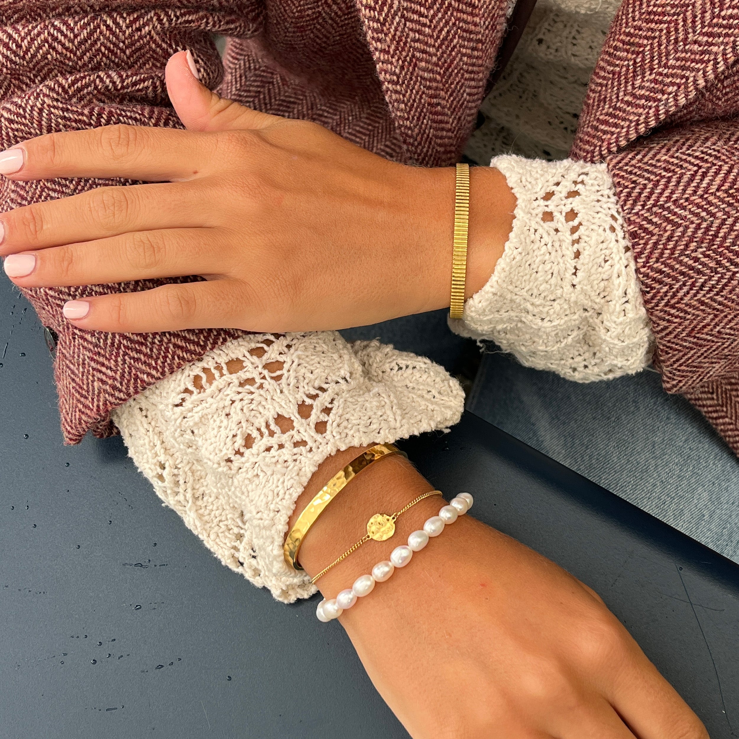 SCANDINAVIA ARMBAND - VERGULD