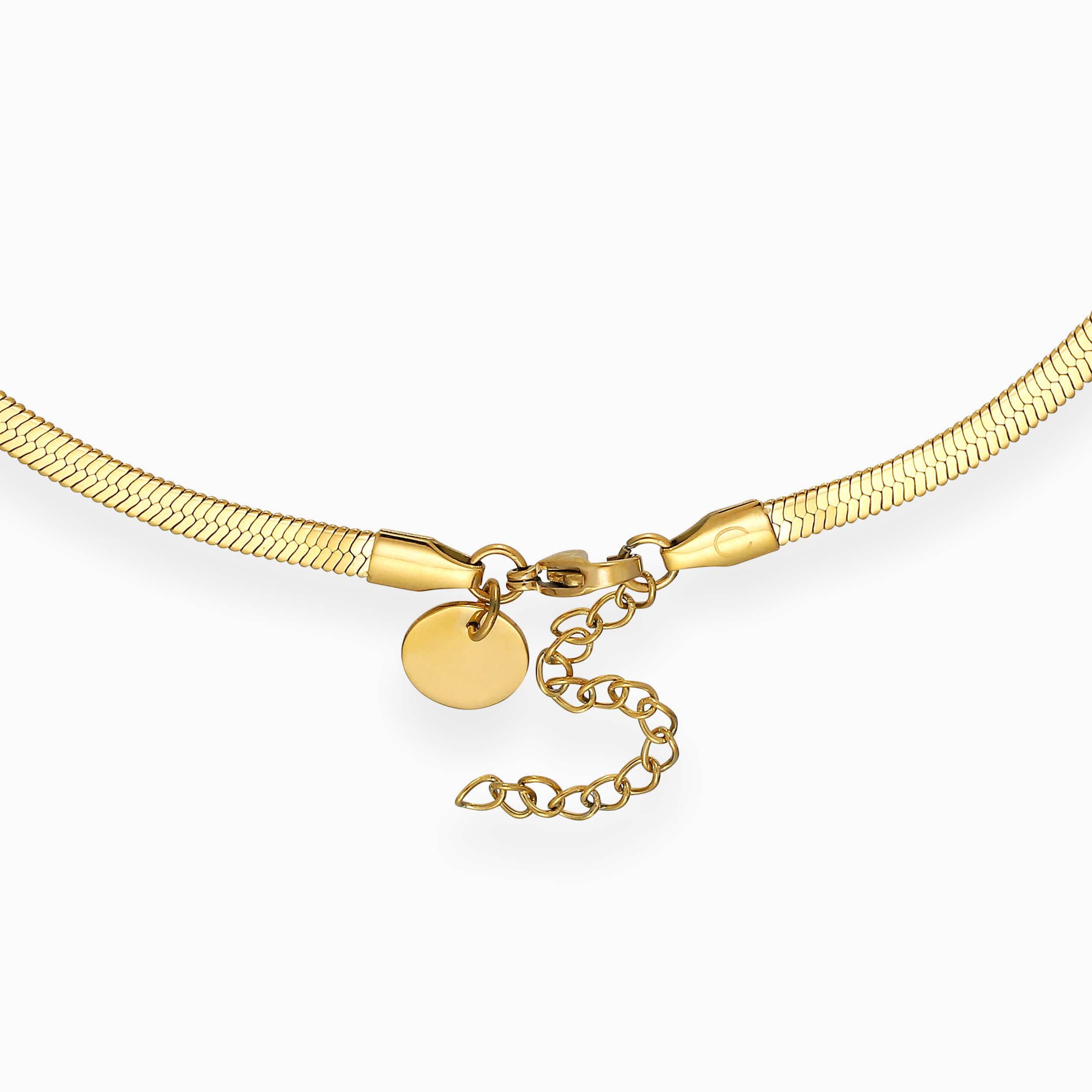 SNAKE KETTING 4MM - VERGULD