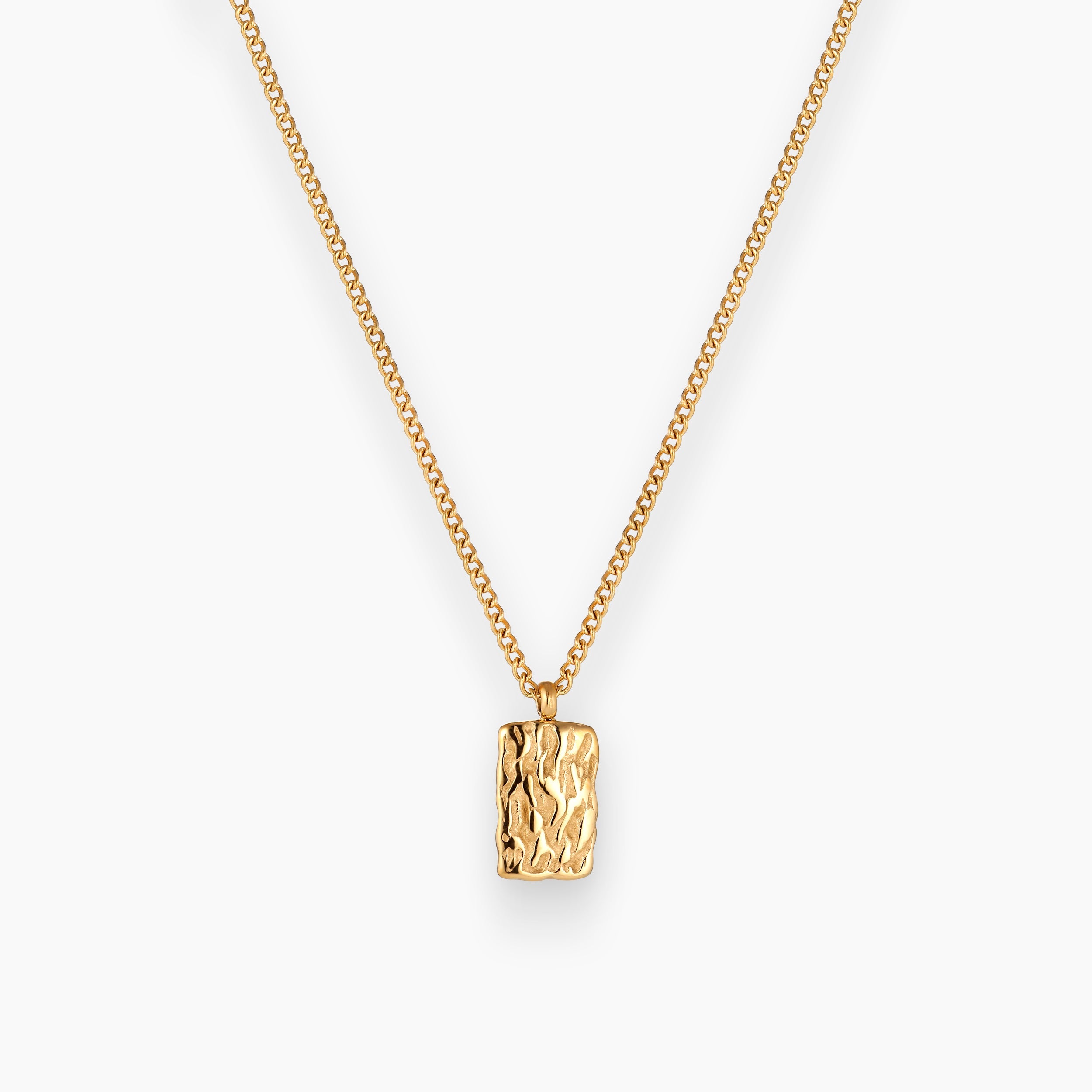 WAVY KLEIN KETTING - VERGULD